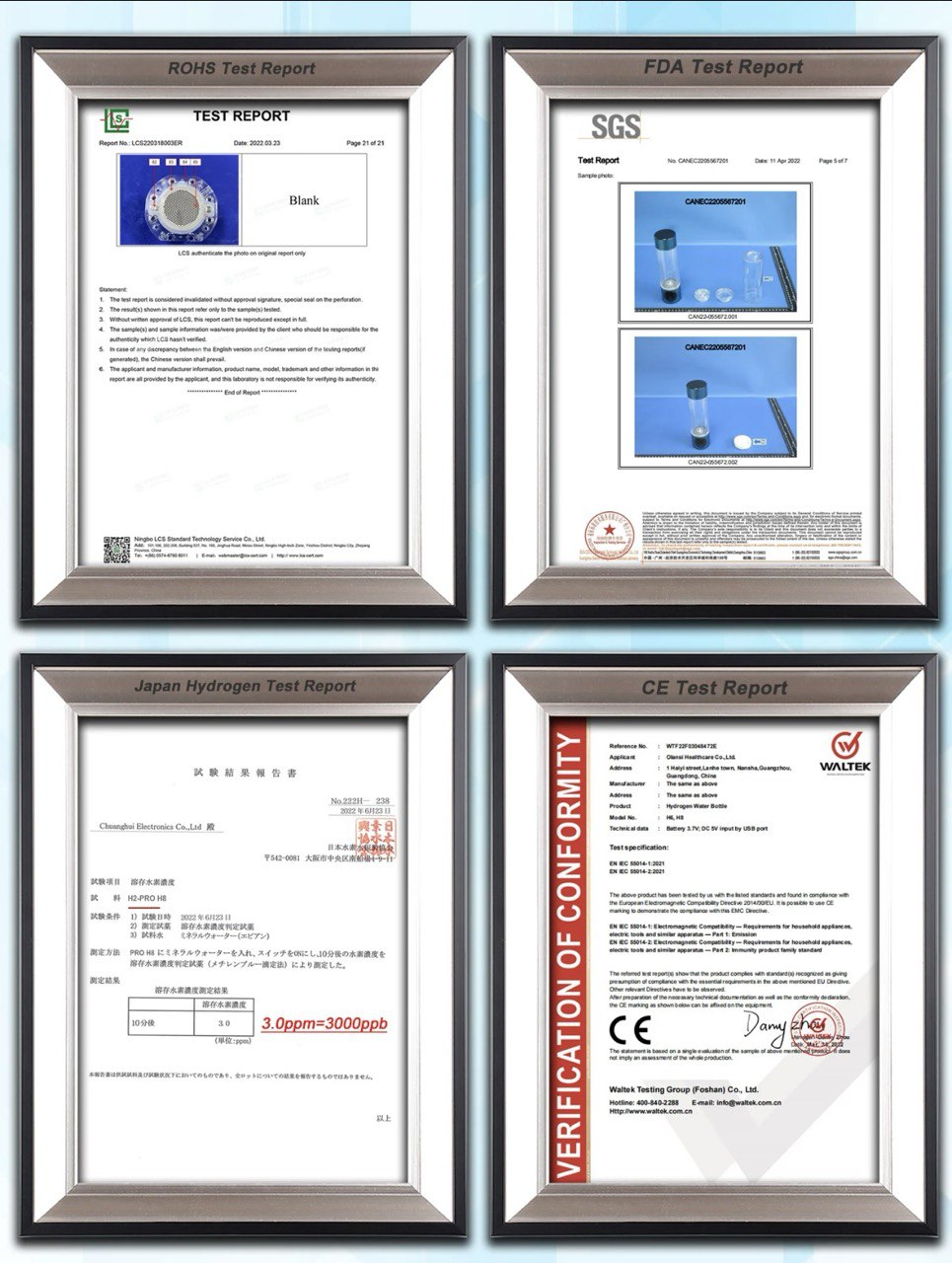 Otletayka™ Hydrogen water cup H2-PRO-H8